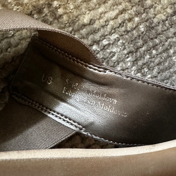 THE FLEXX Metallic Taupe Color Band Together Gladiator Sandal Shoes Size US 7.5 - Picture 7 of 8